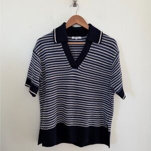 Madewell woven sweater tee